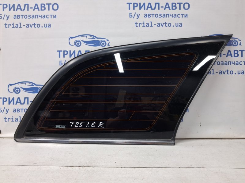 Стекло в кузов заднее правое Toyota Avensis 2002-2010 T25 1.8 бензин 1ZZFE 6271005100 Б/У