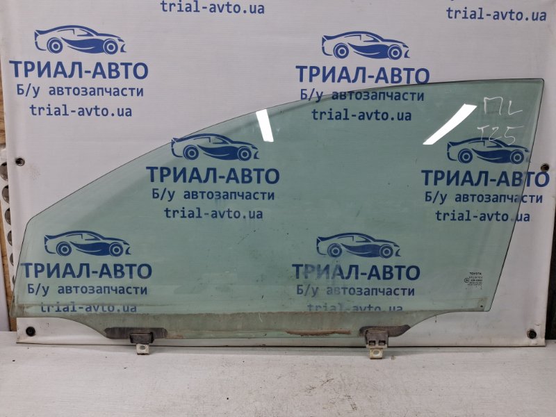 Стекло двери переднее левое Toyota Avensis 2002-2010 T25 1.8 бензин 1ZZFE 6810205030 Б/У