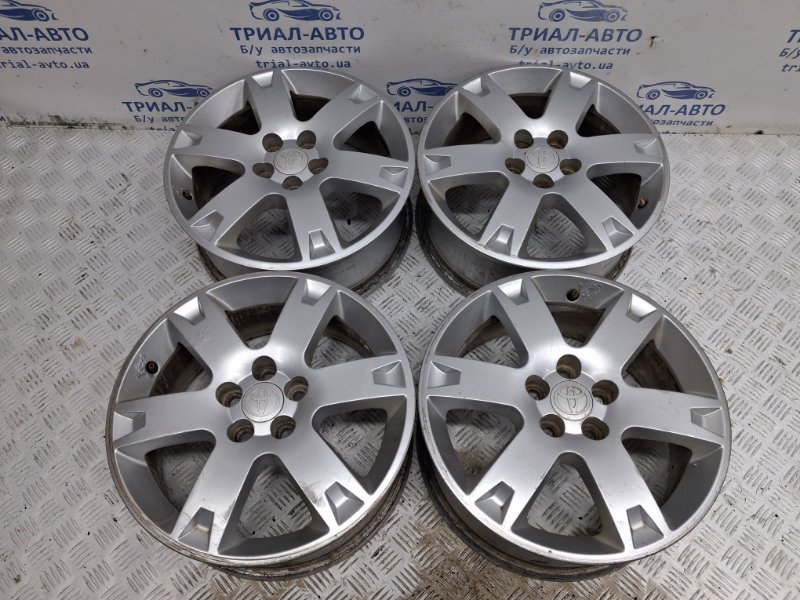 Диски титан комплект R16 Toyota Avensis 2002-2010 T25 1.8 бензин 1ZZFE 4261105270 Б/У