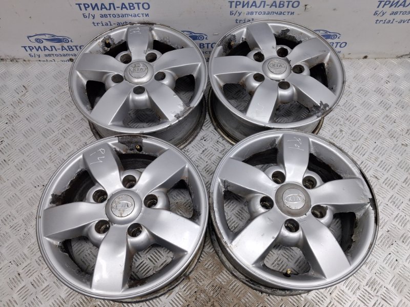 Диски титан комплект R16 Kia Sorento 2002-2011 BL 2.5 diesel D4CB 529103E500 Б/У