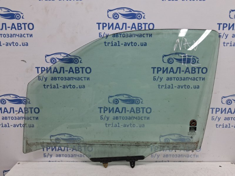 Стекло двери переднее левое Nissan Navara 2004-2015 D40 2.5 Diesel YD25DDTI 80301EB310 Б/У