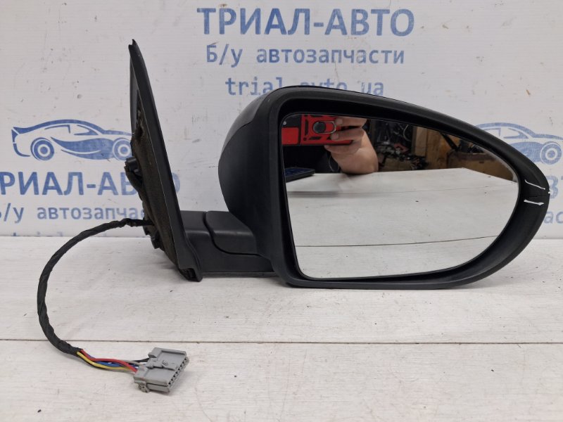 Зеркало правое Nissan Qashqai 2006-2013 J10 2.0 Бензин MR20DE 96301BR72A Б/У