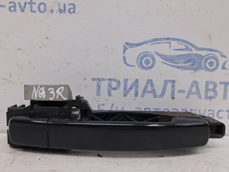 Ручка двери внешняя задняя правая Nissan Qashqai 2006-2013 J10 2.0 Бензин MR20DE 80610EB30A Б/У