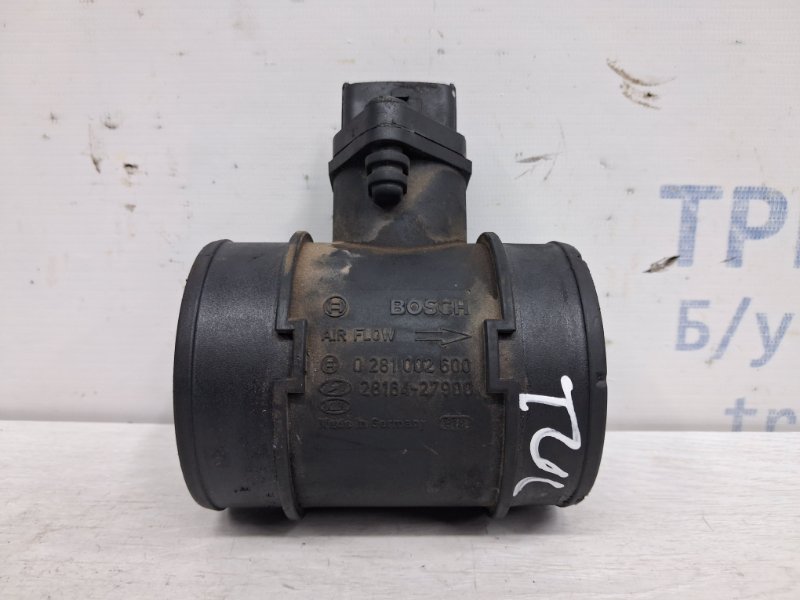 Датчик расхода воздуха Hyundai Tucson 2004-2009 JM 2.0 diesel D4EA 2816427900 Б/У