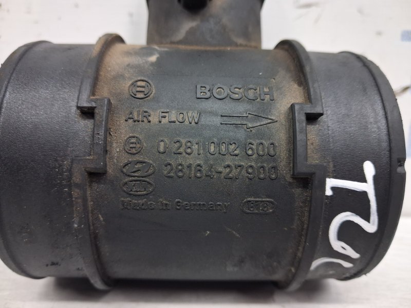 Датчик расхода воздуха Tucson 2004-2009 JM 2.0 diesel D4EA