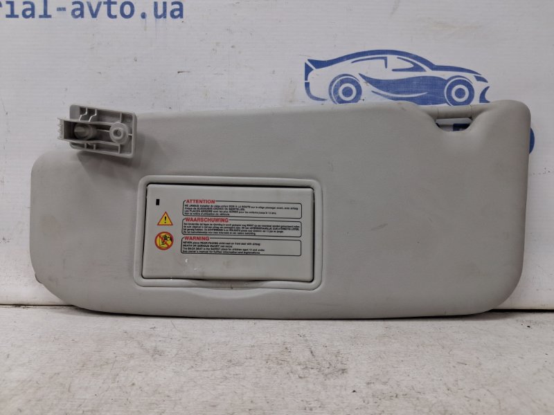 Запчасть козырек солнцезащитный левый Nissan Qashqai 2006-2013 J10 2.0 Бензин MR20DE 96401JD010 Б/У Козырек солнцезащитный левый Nissan Qashqai 2006-2013 J10 2.0 Бензин MR20DE 96401JD010 Б/У