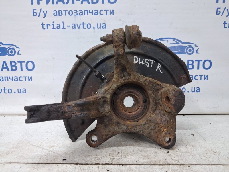 Запчасть кулак поворотный правый со ступицей Dacia Duster 2010-2017 HS 1.5 Diesel K9K 8200881916 Б/У Кулак поворотный правый со ступицей Dacia Duster 2010-2017 HS 1.5 Diesel K9K 8200881916 Б/У