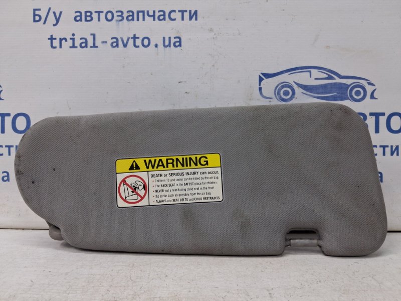 Козырек солнцезащитный левый Sorento 2002-2011 BL 2.5 diesel D4CB Козырек солнцезащитный левый Sorento 2002-2011 BL 2.5 diesel D4CB