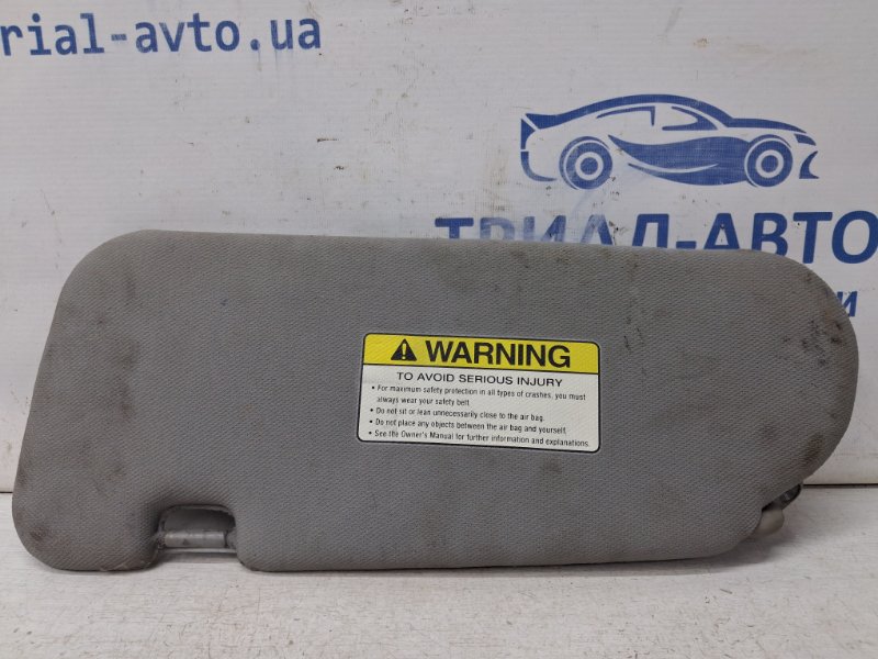 Козырек солнцезащитный правый Sorento 2002-2011 BL 2.5 diesel D4CB Козырек солнцезащитный правый Sorento 2002-2011 BL 2.5 diesel D4CB