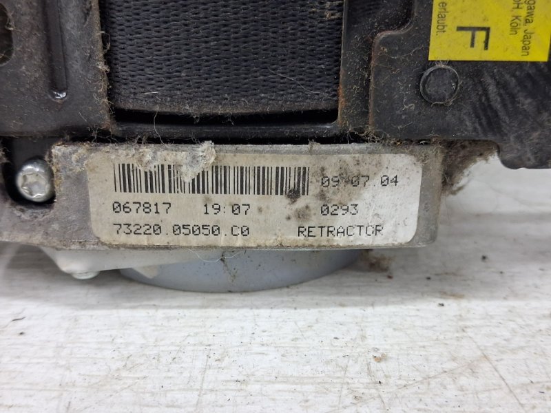 Ремень безопасности передний левый Avensis 2002-2010 T25 1.8 бензин 1ZZFE