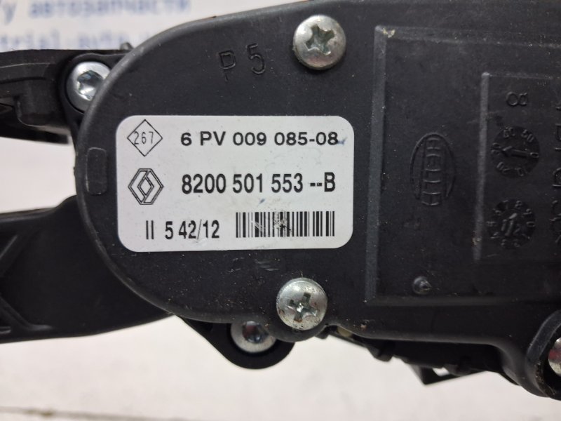 Педаль газа Duster 2010-2017 HS 1.5 Diesel K9K Педаль газа Duster 2010-2017 HS 1.5 Diesel K9K