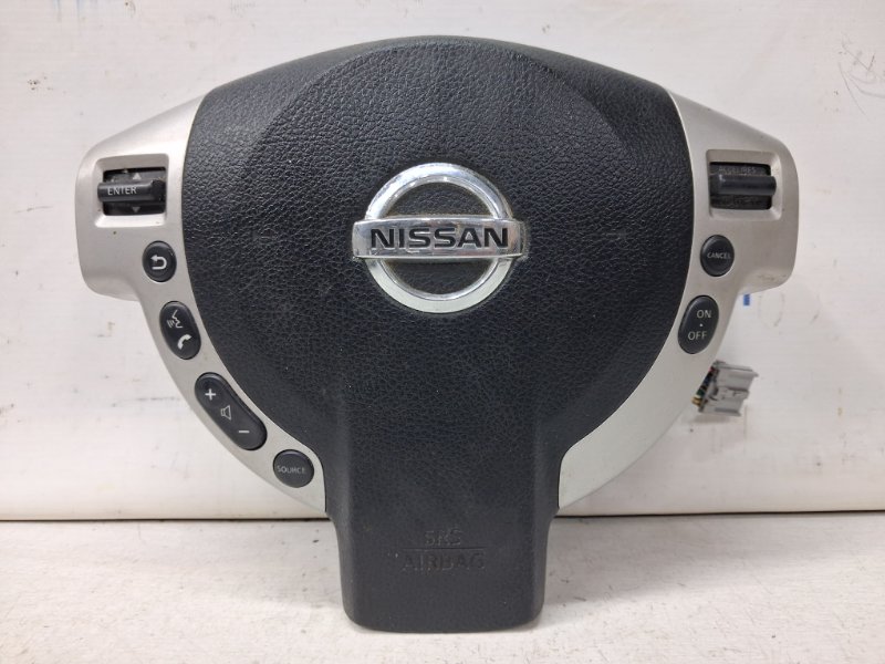 Запчасть подушка безопасности в руль Nissan Qashqai 2006-2013 J10 2.0 Бензин MR20DE 98510JD16D Б/У Подушка безопасности в руль Nissan Qashqai 2006-2013 J10 2.0 Бензин MR20DE 98510JD16D Б/У