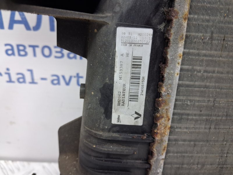 Радиатор основной Megane 2008-2016 3 1.5 Diesel K9K