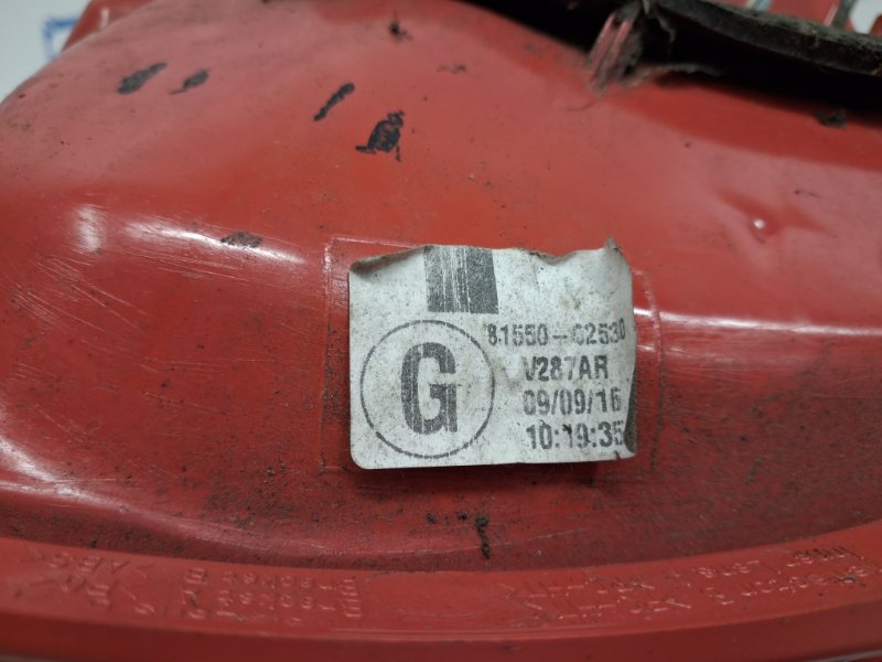 Фонарь задний внешний правый Auris 2006-2012 E150 1.6 бензин 1ZRFAE