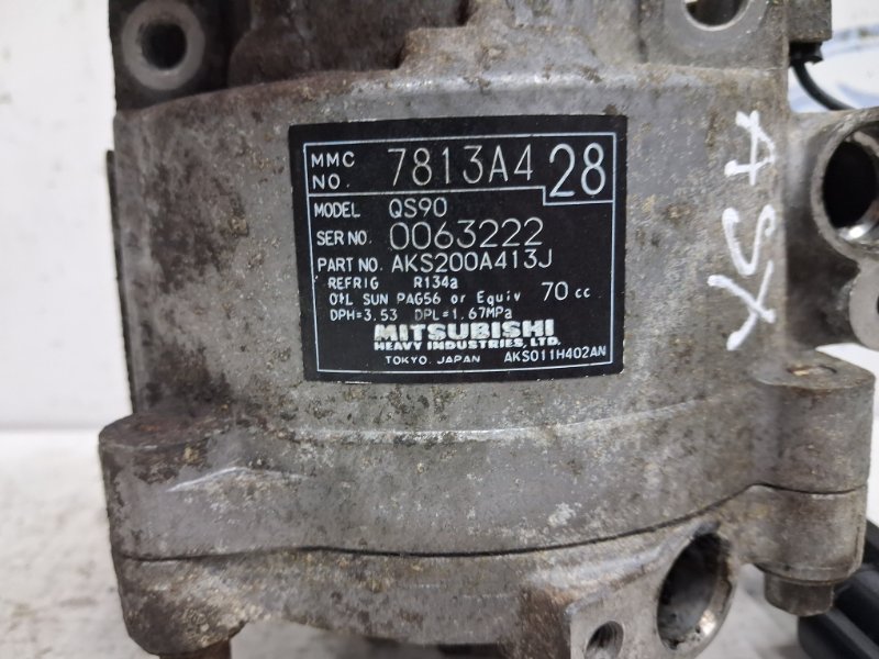 Компрессор кондиционера ASX 2010- GA 1.8 Diesel 4N13