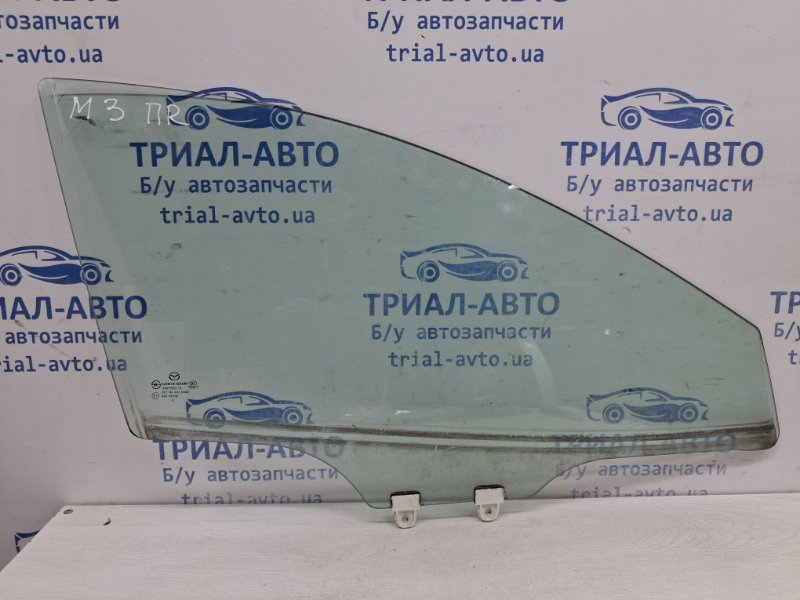 Стекло двери переднее правое Mazda 3 2013-2019 BM 2.2 diesel BHN158510 Б/У