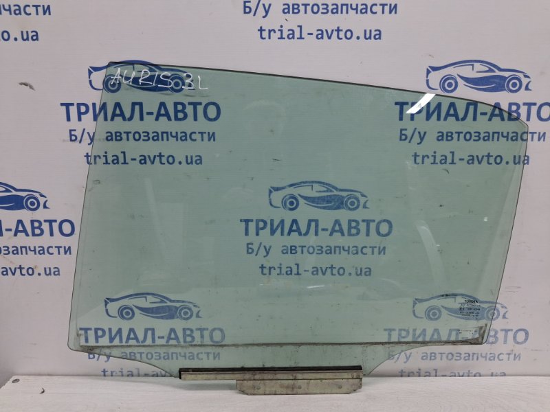 Стекло двери заднее левое Toyota Auris 2006-2012 E150 1.6 бензин 1ZRFAE 6810402200 Б/У
