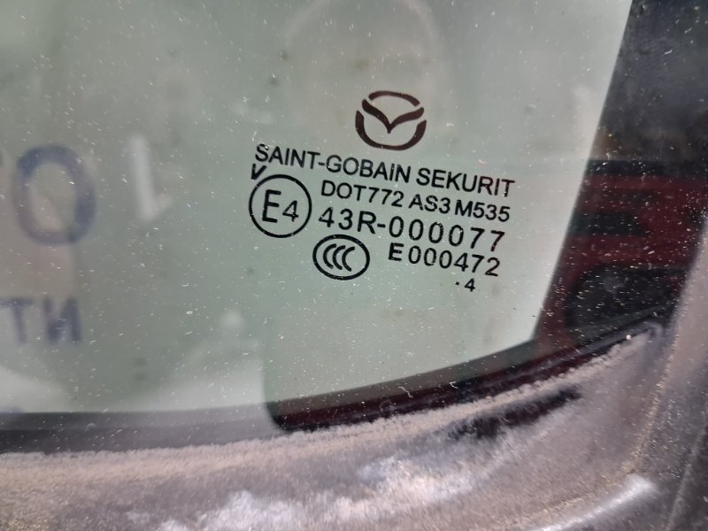 Стекло двери задней левой (форточка) 3 2013-2019 BM 2.2 diesel Стекло двери задней левой (форточка) 3 2013-2019 BM 2.2 diesel