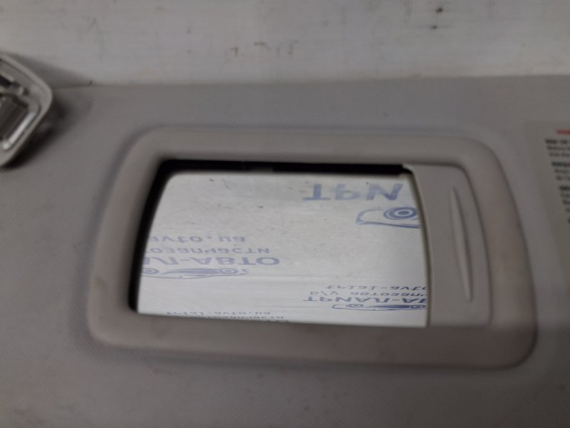 Козырек солнцезащитный левый Renault Megane 3 1.5 Diesel K9K