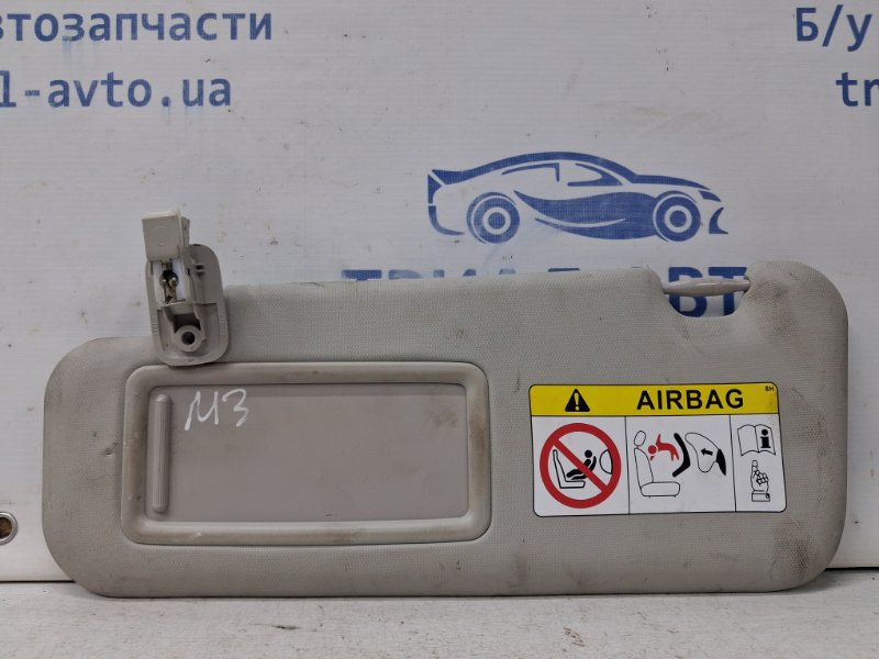 Козырек солнцезащитный левый Mazda 3 2013-2019 BM 2.2 diesel GHR169320B75 Б/У