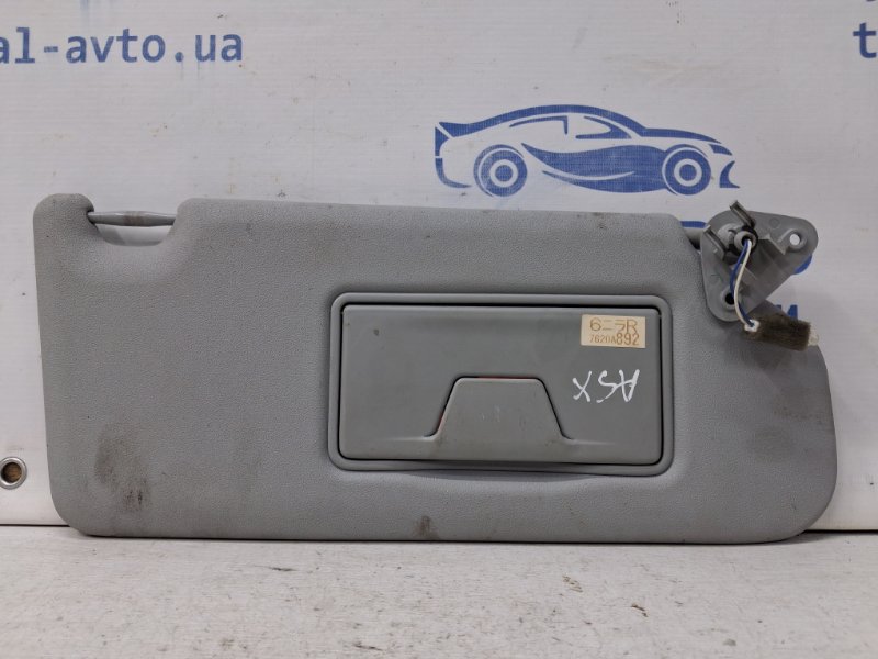 Козырек солнцезащитный правый Mitsubishi ASX 2010- GA 1.8 Diesel 4N13 7620A892HA Б/У