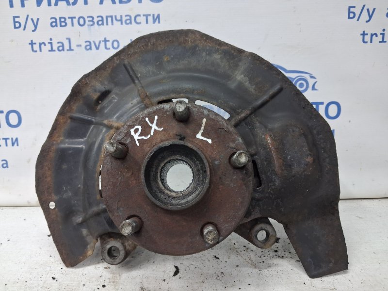 Кулак поворотный левый со ступицей RX 350 2003-2009 XU30 3.5 Бензин 2GRFE Кулак поворотный левый со ступицей RX 350 2003-2009 XU30 3.5 Бензин 2GRFE