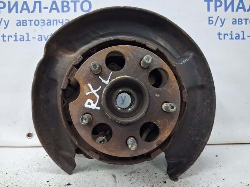 Цапфа задняя левая со ступицей RX 350 2003-2009 XU30 3.5 Бензин 2GRFE