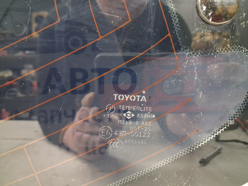 Стекло в кузов заднее левое Prado 2002-2009 J120 3.0 Diesel 1KDFTV