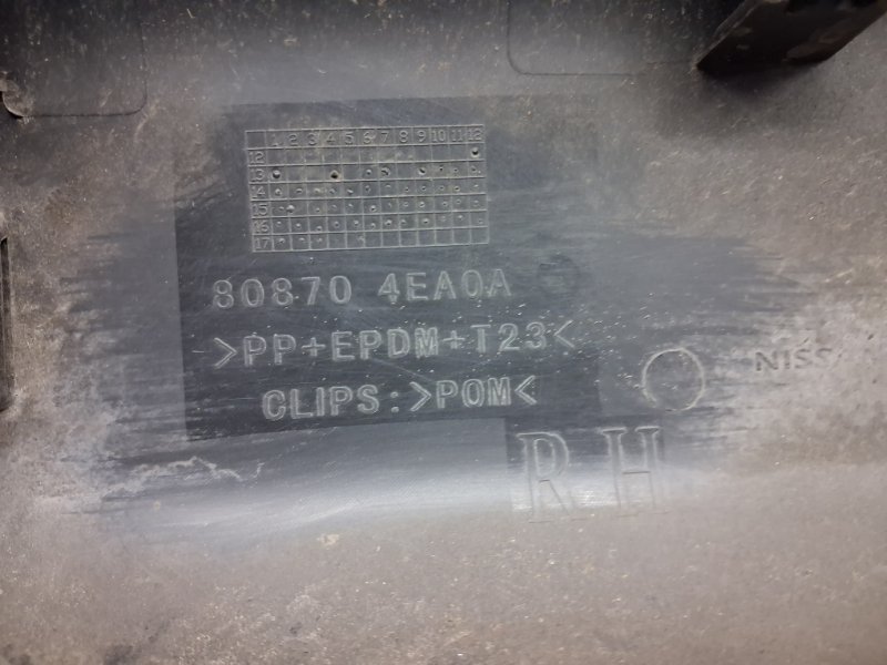 Накладка двери передняя правая Qashqai 2013-2022 J11 1.2 Бензин HRA2DDT Накладка двери передняя правая Qashqai 2013-2022 J11 1.2 Бензин HRA2DDT