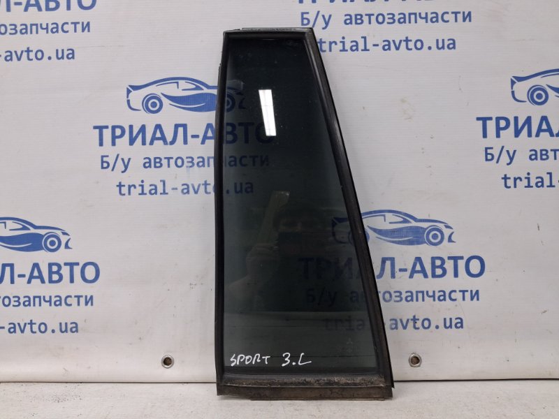 Стекло двери задней левой (форточка) Mitsubishi Pajero Sport 1996-2008 K9 3.0 бензин 6G72 MR259917 Б/У