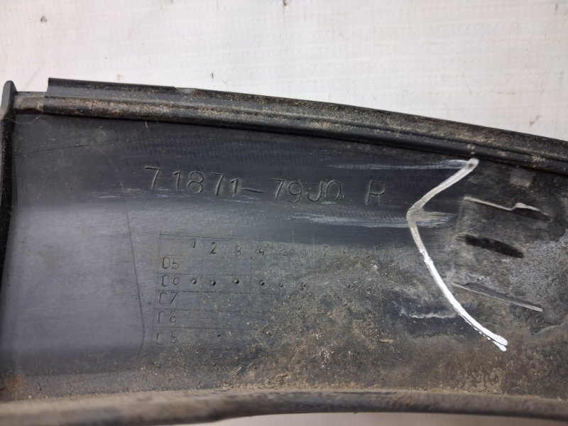 Накладка бампера задняя правая SX4 2006-2014 1 1.6 бензин M16A