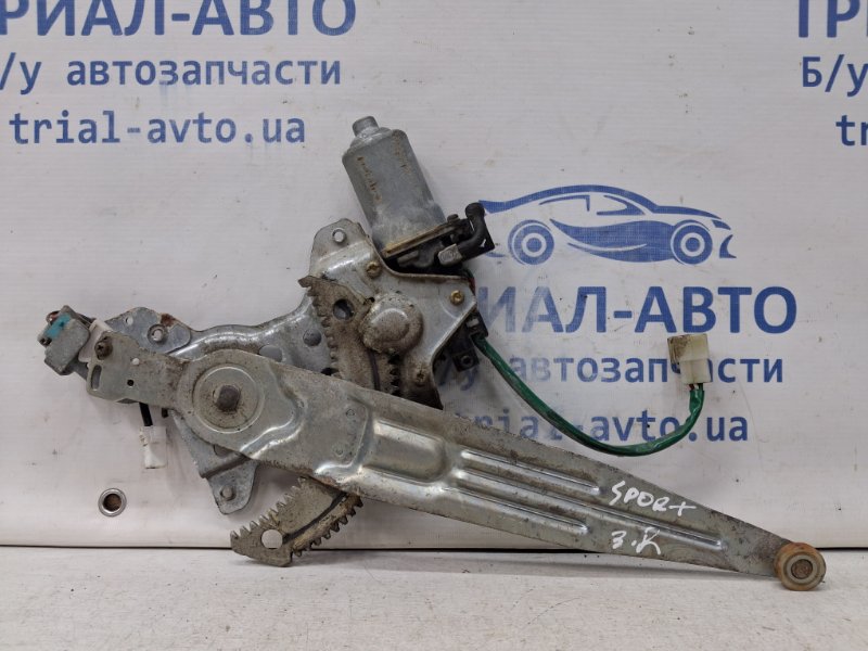 Стеклоподъемник задний правый Mitsubishi Pajero Sport 1996-2008 K9 3.0 бензин 6G72 MR335006 Б/У