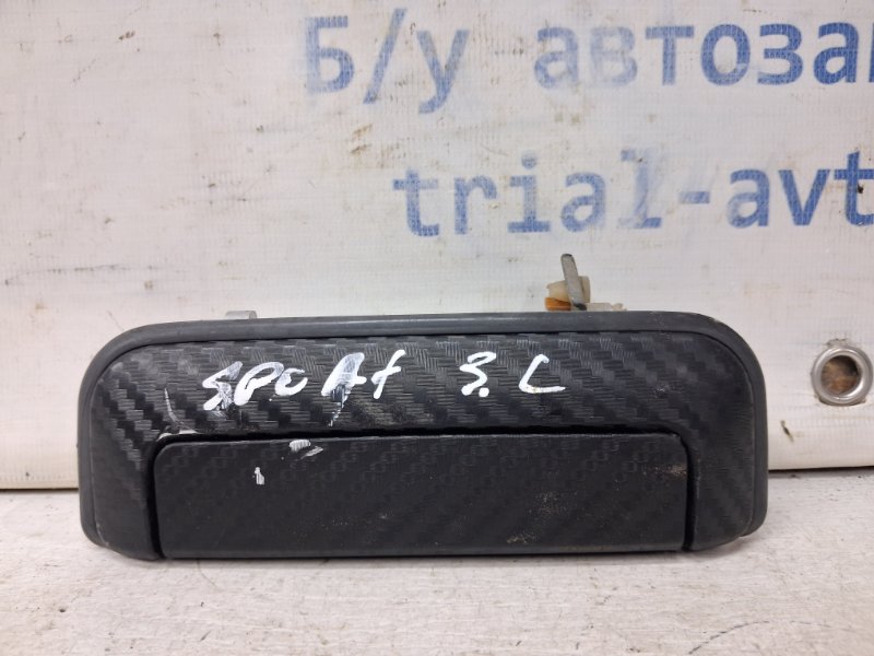 Ручка двери внешняя задняя левая Mitsubishi Pajero Sport 1996-2008 K9 3.0 бензин 6G72 MR371043 Б/У