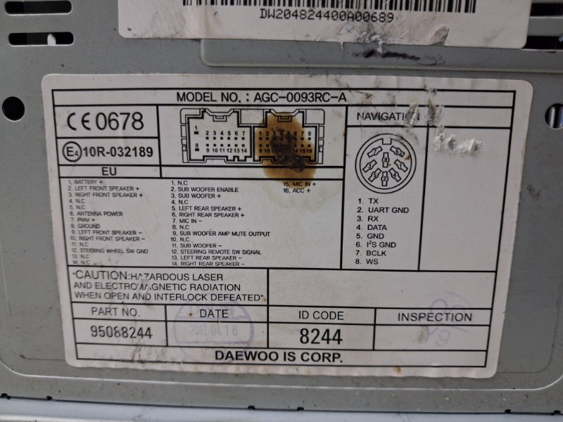 Магнитофон Captiva 2006-2018 C140 2.2 diesel Z22D1 Магнитофон Captiva 2006-2018 C140 2.2 diesel Z22D1