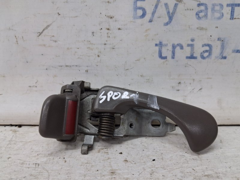 Ручка двери внутренняя правая Mitsubishi Pajero Sport 1996-2008 K9 3.0 бензин 6G72 MR763539 Б/У