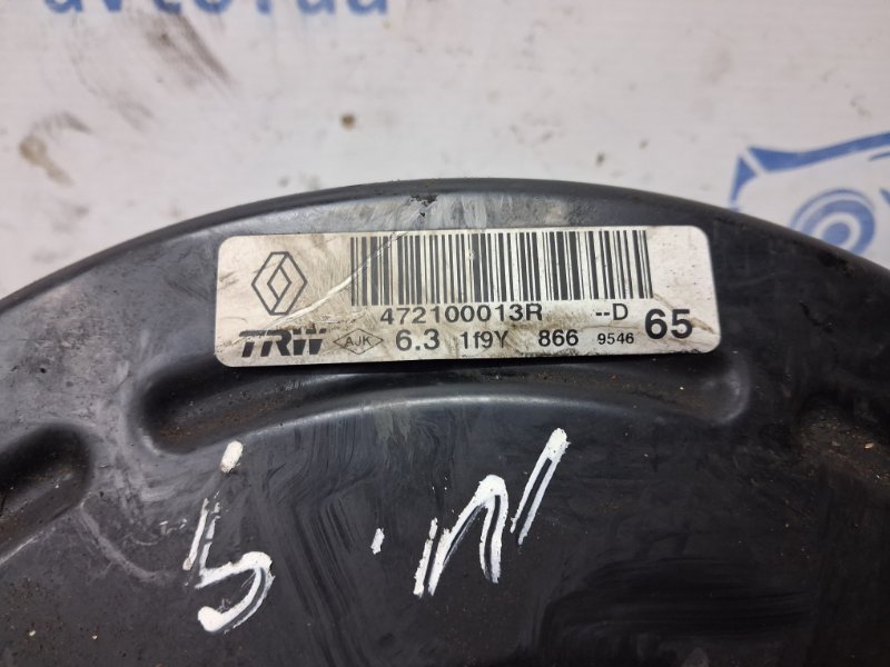 Вакуумный усилитель тормозов Megane 2008-2016 3 1.5 Diesel K9K