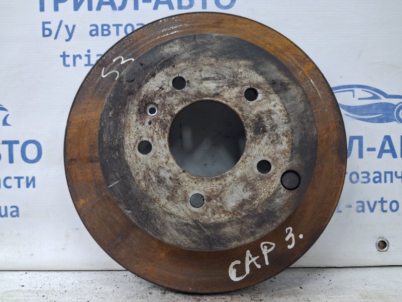 Запчасть диск тормозной задний Chevrolet Captiva 2006-2018 C140 2.2 diesel Z22D1 20968395 Б/У Диск тормозной задний Chevrolet Captiva 2006-2018 C140 2.2 diesel Z22D1 20968395 Б/У