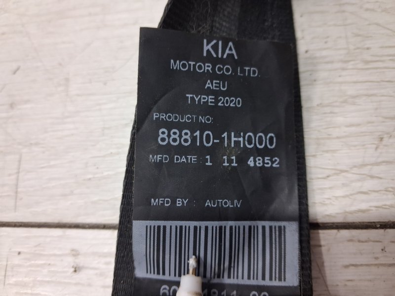 Ремень безопасности передний левый Ceed 2006-2012 ED 1.6 diesel D4FB Ремень безопасности передний левый Ceed 2006-2012 ED 1.6 diesel D4FB