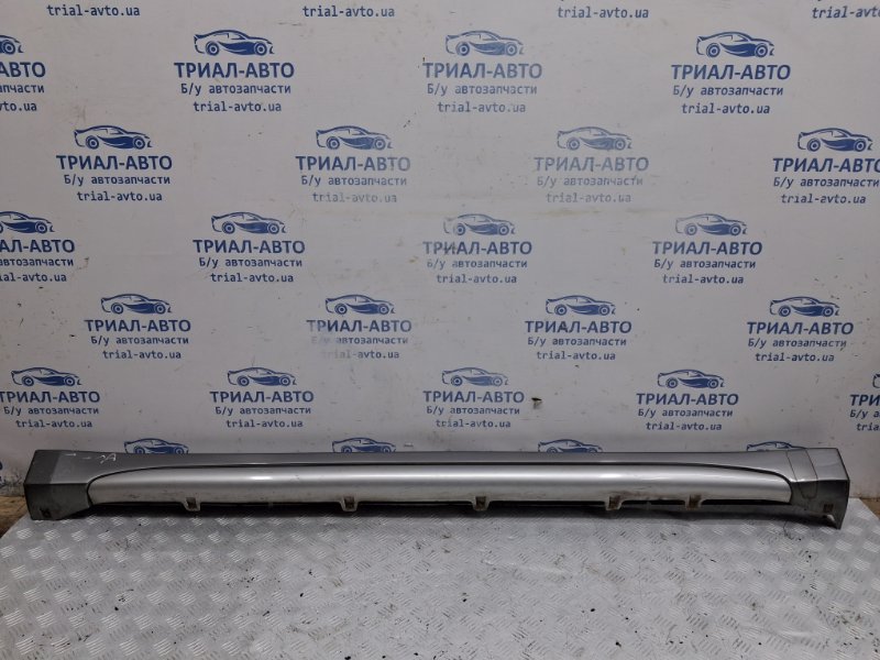 Накладка порога внешняя левая Mitsubishi Outlander 2003-2006 CU 2.4 бензин 4G69 7405A021HB Б/У