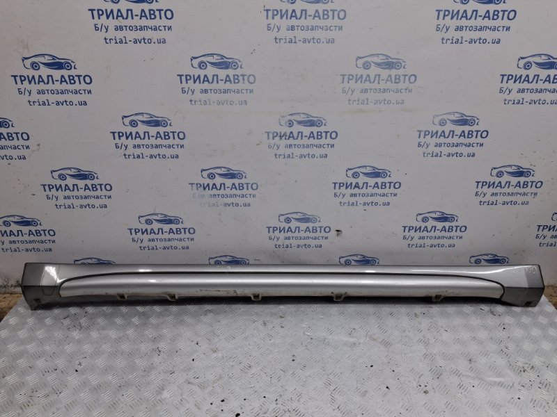 Накладка порога внешняя правая Mitsubishi Outlander 2003-2006 CU 2.4 бензин 4G69 7405A022HB Б/У