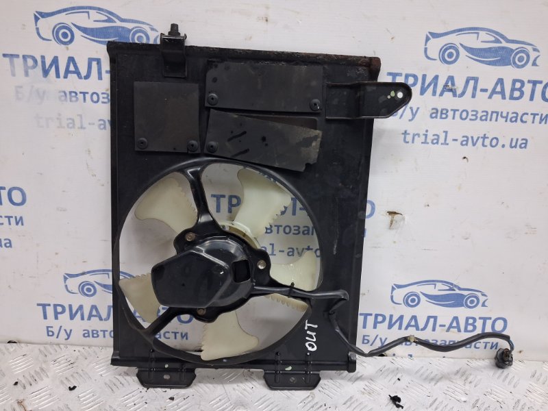 Диффузор с вентилятором радиатора Mitsubishi Outlander 2003-2006 CU 2.4 бензин 4G69 7812A115 Б/У