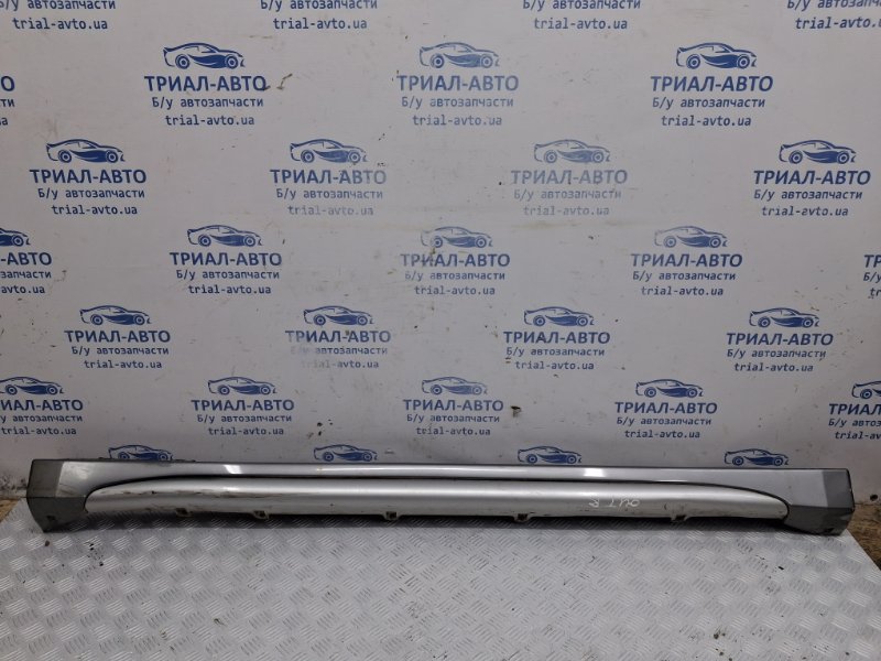 Накладка порога внешняя правая Mitsubishi Outlander 2003-2006 cu 2.4 бензин 4G69 7405A022HB Б/У