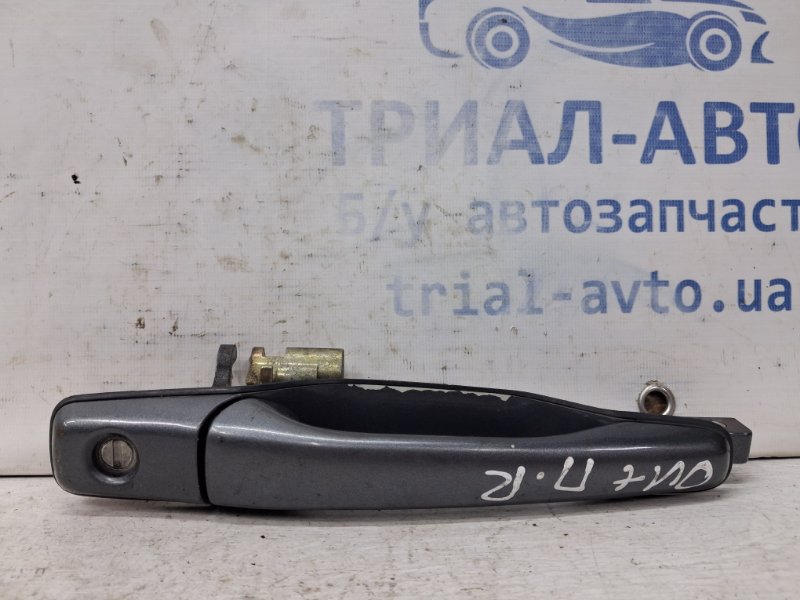 Ручка двери внешняя передняя правая Mitsubishi Outlander 2003-2006 cu 2.4 бензин 4G69 MR652307 Б/У