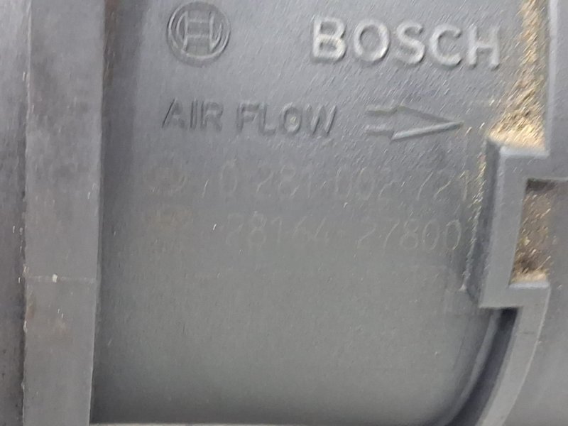 Датчик расхода воздуха Tucson 2004-2009 JM 2.0 diesel D4EA Датчик расхода воздуха Tucson 2004-2009 JM 2.0 diesel D4EA