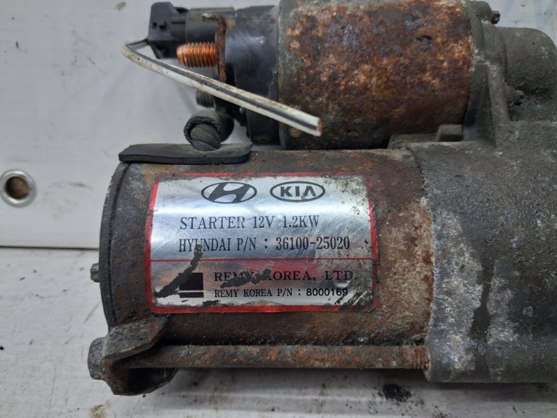 Стартер Sonata 2004-2010 NF 2.4 бензин G4KC Стартер Sonata 2004-2010 NF 2.4 бензин G4KC