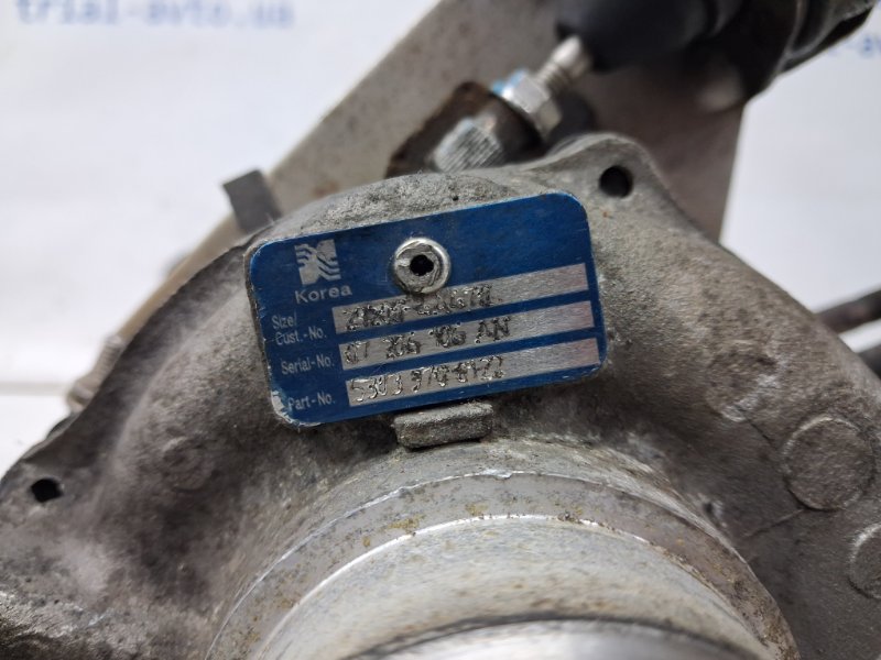 Турбина Sorento 2002-2011 BL 2.5 diesel D4CB Турбина Sorento 2002-2011 BL 2.5 diesel D4CB