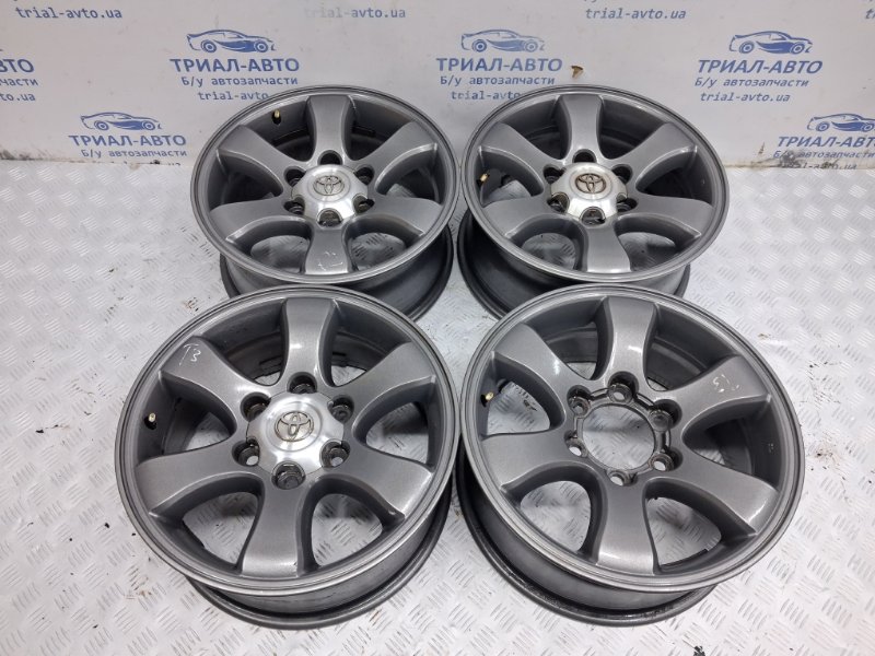 Диски титан комплект R17 Toyota Prado 2002-2009 J120 4.0 1GR-FE 4261135300 Б/У