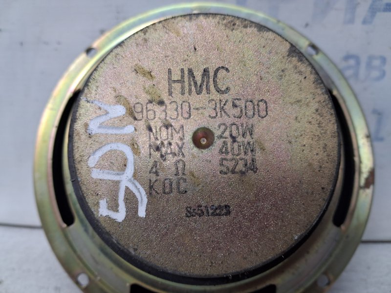 Динамик музыкальный задний Hyundai Sonata NF 2.4 бензин G4KC Динамик музыкальный задний Hyundai Sonata NF 2.4 бензин G4KC