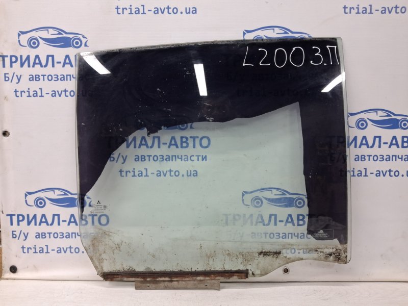 Стекло двери заднее правое Mitsubishi L200 2006-2015 KB 2.5 Diesel 4D56 5736A008 Б/У