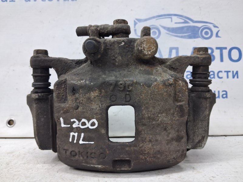 Суппорт передний левый Mitsubishi L200 2006-2015 KB 2.5 Diesel 4D56 4605A201 Б/У